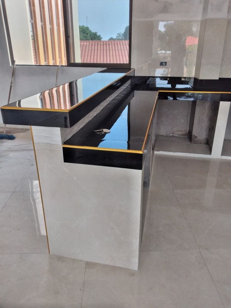Countertop for Indian-Black-Granite in Selangor